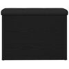 vidaXL Banc de rangement Ch&ecirc;ne noir 62 x 42 x 45 cm Bois d'ing&eacute;nierie