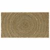 vidaXL Tapis Naturel et Noir 100 x 200 cm Jute