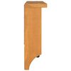 vidaXL Porte-manteau mural SANDNES 45x12x35 cm bois massif pin