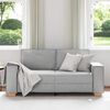 vidaXL Canap&eacute; 2 places Gris nuage 140 cm Tissu