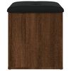 vidaXL Banc de rangement ch&ecirc;ne marron 42x42x45 cm bois d'ing&eacute;nierie
