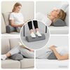 vidaXL Coussin pour jambes G&eacute;om&eacute;trique Gris