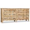 vidaXL Buffet Bois de manguier solide 200x40x90 cm