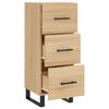 vidaXL Buffet Chêne sonoma 34,5x34x90 cm Bois d'ingénierie