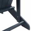 vidaXL Chaise Adirondack Bleu marine 82 x 74 x 92 cm HDPE