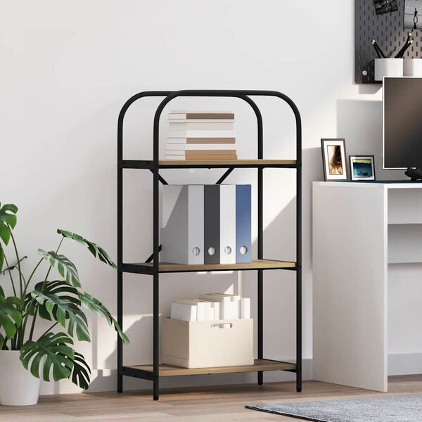 vidaXL &Eacute;tag&egrave;re Ch&ecirc;ne artisanal 60 x 30 x 109 cm Bois d'ing&eacute;nierie