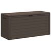 vidaXL Bo&icirc;te de rangement de jardin Marron 116x44x55 cm