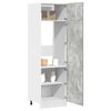 vidaXL Armoire réfrigérée "Lyon" Gris béton 60 x 57 x 207 cm Bois d'ingénierie