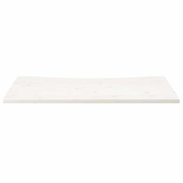 vidaXL Dessus de bureau blanc 100x60x2,5 cm bois massif de pin