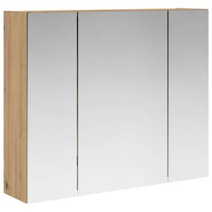 vidaXL Armoire Miroir de Salle de Bain Ch&ecirc;ne artisan 60 x 14,5 x 50 cm