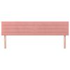 vidaXL T&ecirc;tes de lit Rose 160x5x78/88 cm Velours