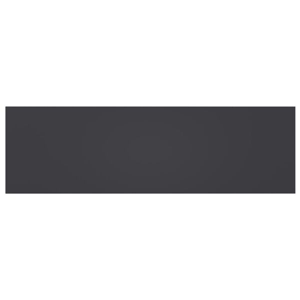 vidaXL Panneaux de biblioth&egrave;que 4 pcs Gris 100x30x1,5 cm Agglom&eacute;r&eacute;