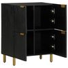 vidaXL Buffet noir 60x33x75 cm bois d'ing&eacute;nierie