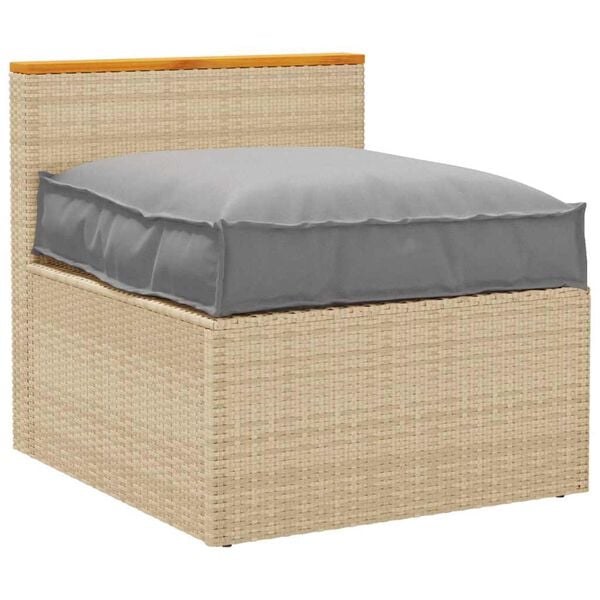 vidaXL Coussin Gris 70 x 70 x 12 cm Tissu Oxford