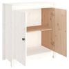 vidaXL Buffet blanc 70x35x80 cm bois massif de pin
