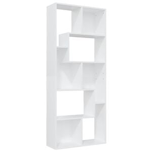 vidaXL Biblioth&egrave;que Blanc 67x24x161 cm Bois d'ing&eacute;nierie
