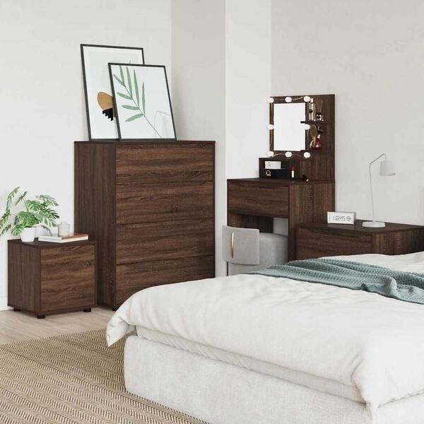 vidaXL Cabinet de salle de bain Ch&ecirc;ne brun 40,5 x 40 x 44 cm