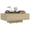 vidaXL Table basse Ch&ecirc;ne sonoma 85x55x31 cm Bois d'ing&eacute;nierie