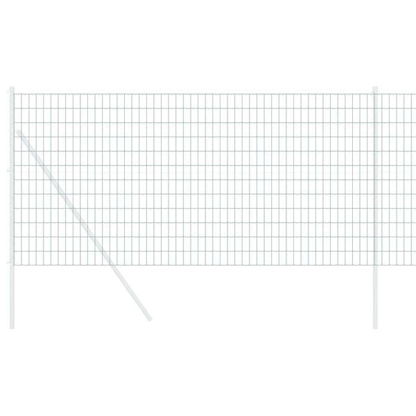 vidaXL Clôture Euro Vert 1 x 25 m Fer revêtu de PVC