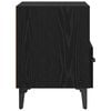 vidaXL Cabinet de chevet avec tiroir Ch&ecirc;ne noir 40 x 35 x 47.5 cm