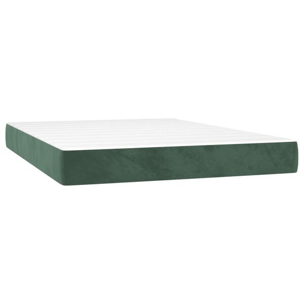 vidaXL Matelas de lit &agrave; ressorts ensach&eacute;s 120x210x20 cm velours