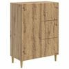 vidaXL Buffet Ch&ecirc;ne artisanal 66 x 34,5 x 90 cm Bois d'ing&eacute;nierie
