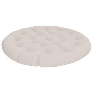 vidaXL Coussin de chaise Papasan VIANEN 100 % polyester Blanc