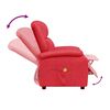vidaXL Fauteuil de massage Rouge Similicuir