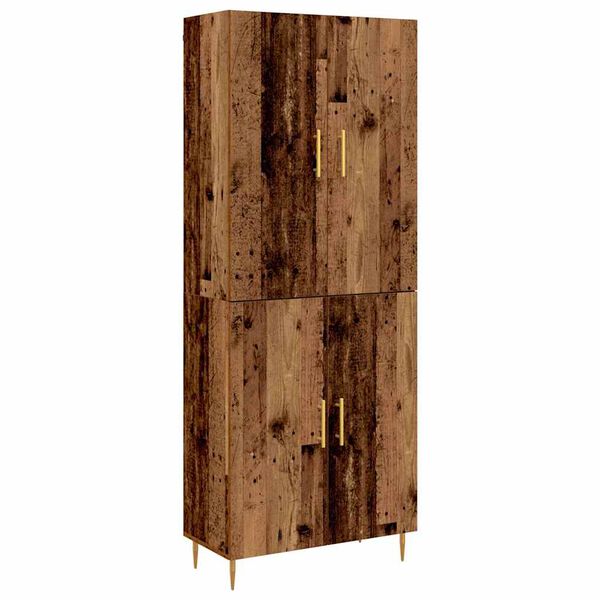 vidaXL Haut Armoire Bois ancien 69,5 x 34 x 180 cm Bois d'ing&eacute;nierie