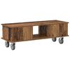 vidaXL Meuble TV Bois ancien 100 x 35 x 35 cm Bois d'ing&eacute;nierie