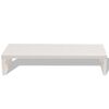 vidaXL Support de moniteur Bois d’ingénierie 60x23,5x12 cm Blanc