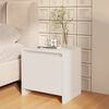 vidaXL Tables de chevet 2 pcs blanc 45x34x44,5 cm bois d'ing&eacute;nierie
