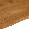 vidaXL Dessus de table &agrave; bord vivant 90x80x2,5 cm bois massif manguier