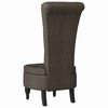 vidaXL Fauteuil à pantoufle Gris foncé 56,5 x 70 x 110 cm Simili daim