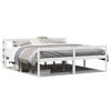 vidaXL Lit pour personne &acirc;g&eacute;e avec t&ecirc;te de lit sans matelas 200x200 cm