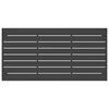 vidaXL Table basse de jardin anthracite 110x55x35 cm acier