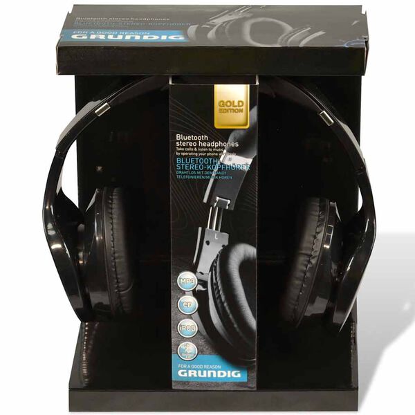 Casque st&eacute;r&eacute;o bluetooth grundig noir 300 mAh