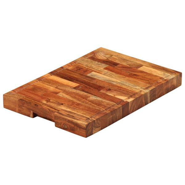 vidaXL Planche &agrave; d&eacute;couper 42x30x4 cm bois d'acacia massif