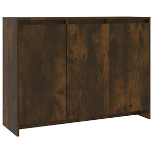 vidaXL Buffet Ch&ecirc;ne fum&eacute; 102x33x75 cm Bois d'ing&eacute;nierie