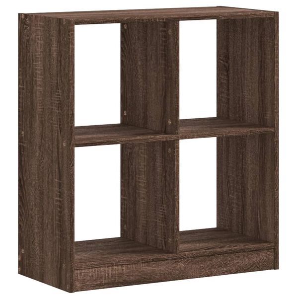 vidaXL Biblioth&egrave;que ch&ecirc;ne marron 68,5x32x75 cm bois d'ing&eacute;nierie