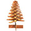 vidaXL Arbre de No&euml;l en bois pour d&eacute;coration 80 cm bois de pin massif