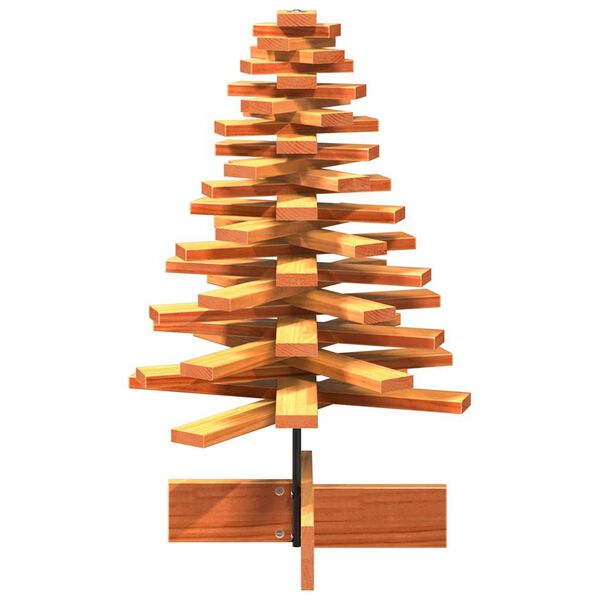 vidaXL Arbre de No&euml;l en bois pour d&eacute;coration 80 cm bois de pin massif