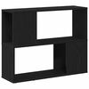 vidaXL Ensemble meuble TV 80 x 24 x 63 cm Ch&ecirc;ne noir Bois d'ing&eacute;nierie