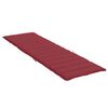 vidaXL Coussin de chaise longue rouge bordeaux 200x70x3cm tissu oxford
