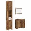 vidaXL Ensemble de meubles salle de bain 3 pcs bois d'ing&eacute;nierie