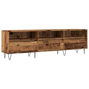 vidaXL Meuble TV vieux bois 150x30x44,5 cm bois d'ing&eacute;nierie