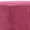vidaXL Ensemble de canap&eacute;s 3 pcs avec coussins Rouge bordeaux Velours