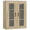 vidaXL Armoire murale suspendue Chêne sonoma 69,5x34x90 cm