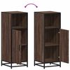 vidaXL Armoire de bain ch&ecirc;ne marron 35x37,5x100 cm bois d'ing&eacute;nierie
