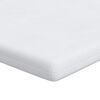 vidaXL Surmatelas Blanc 200 x 200 x 7 cm Tissu Jacquard